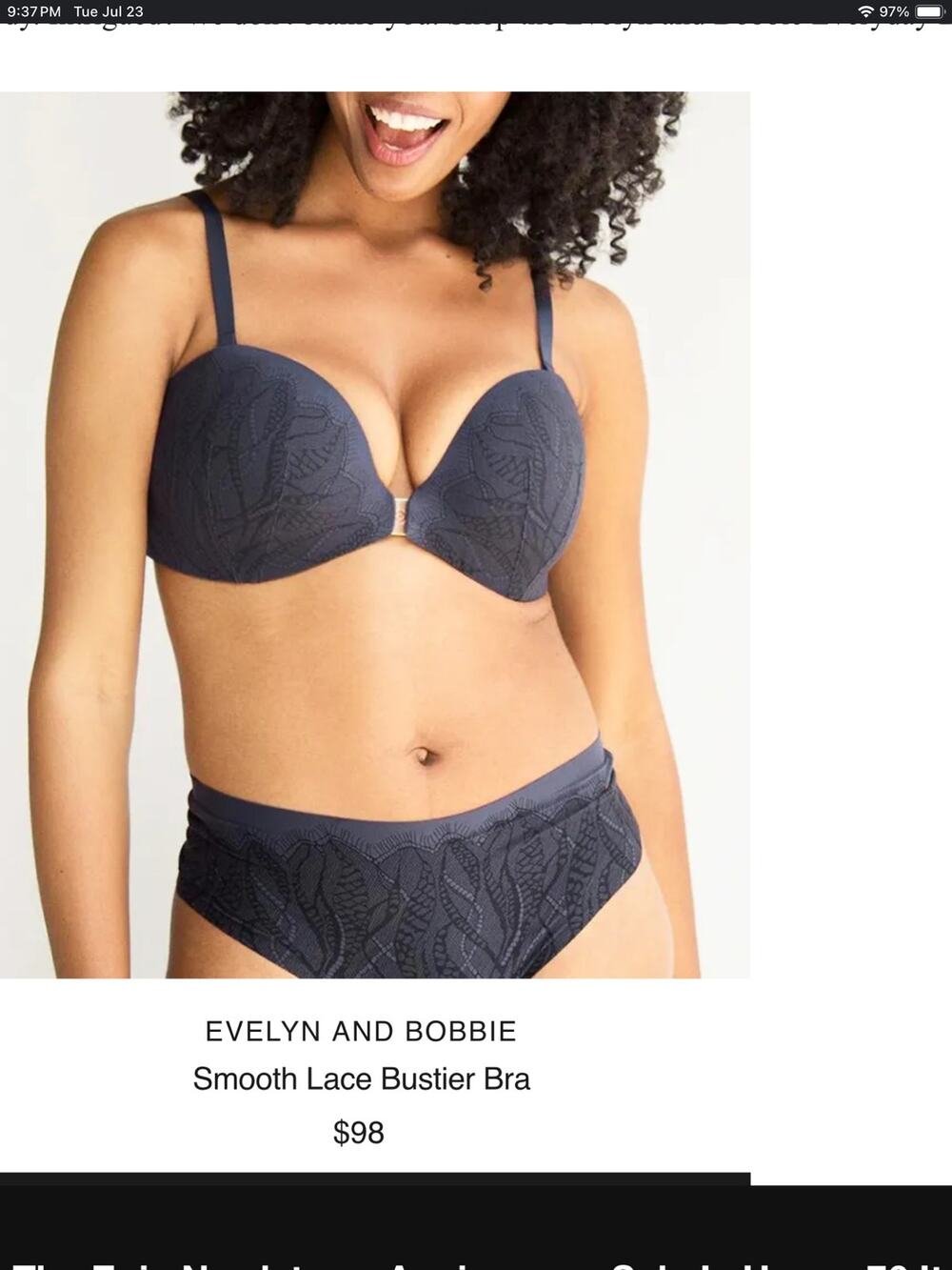NEW Evelyn Bobbie Everyday Bustier